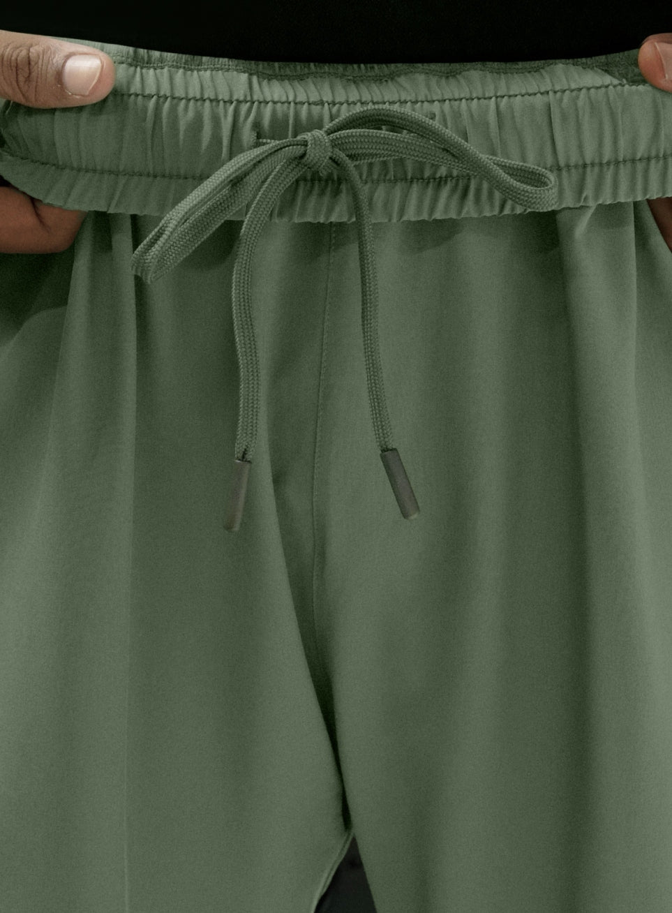 Men's Olive Runner's Essential Plus Size Trackpants