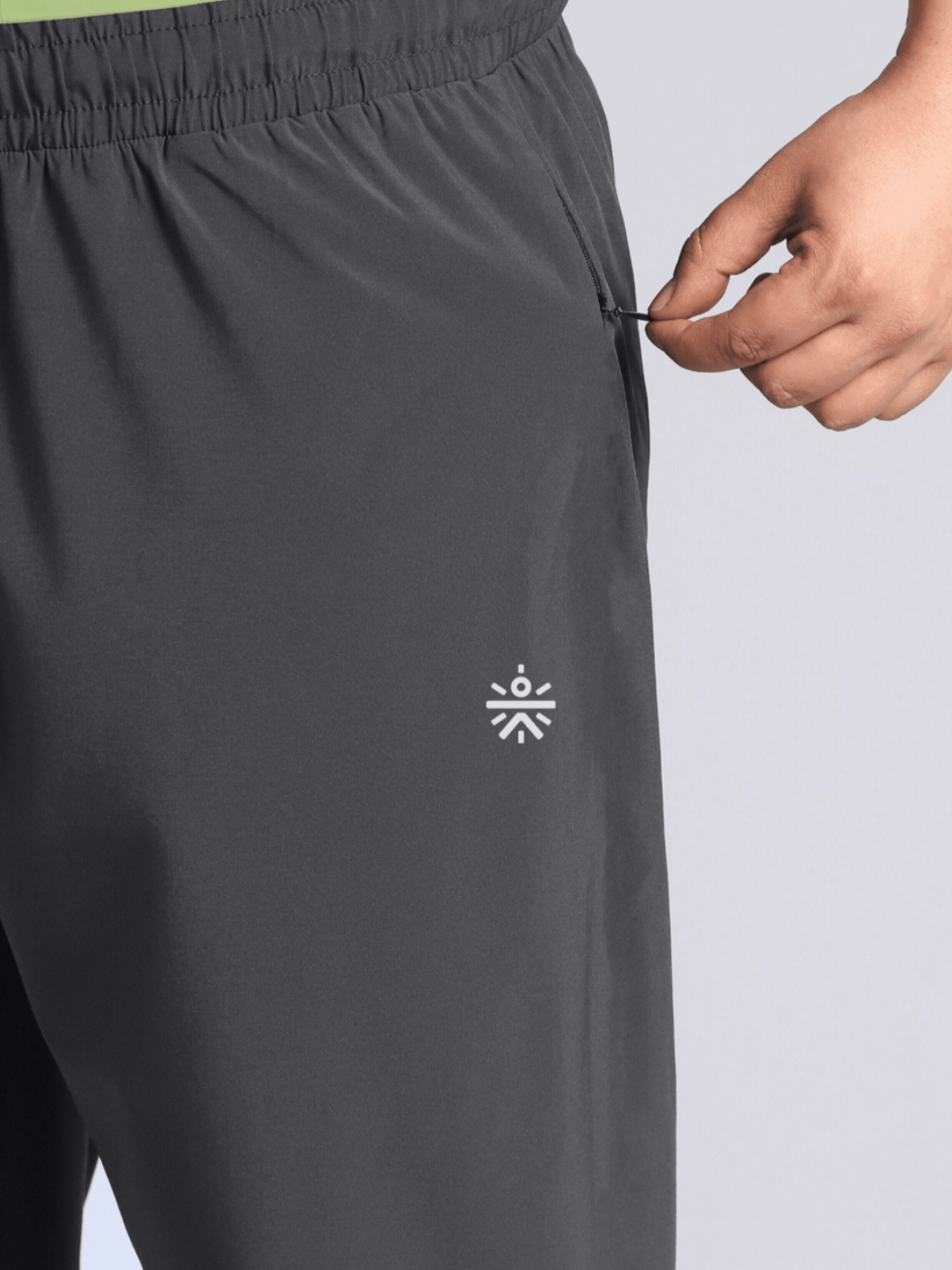 Men's Grey Ultimate Running Plus Size Trackpants