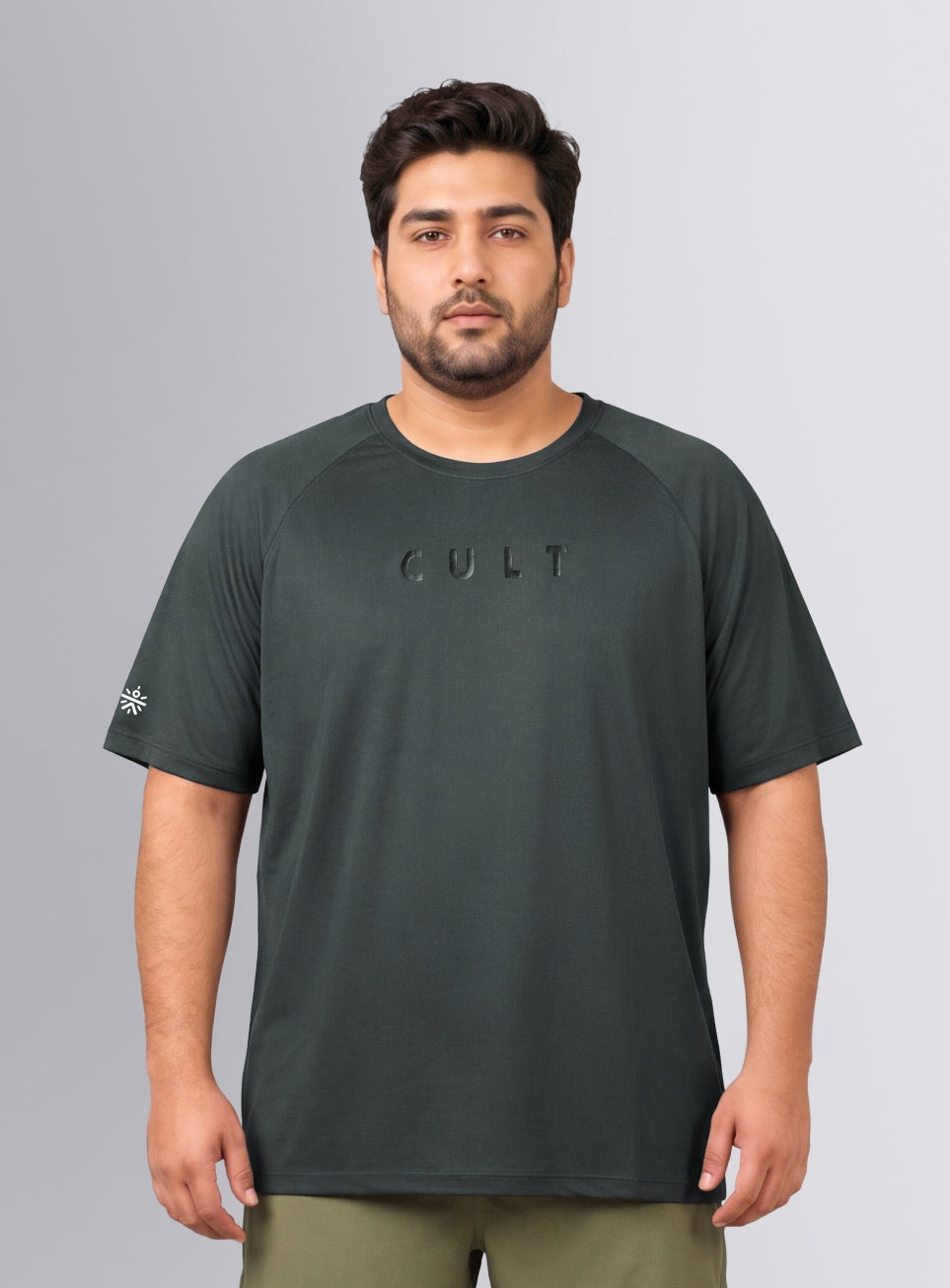 Men's Black Plus Size Pro Run Athlete T-shirt