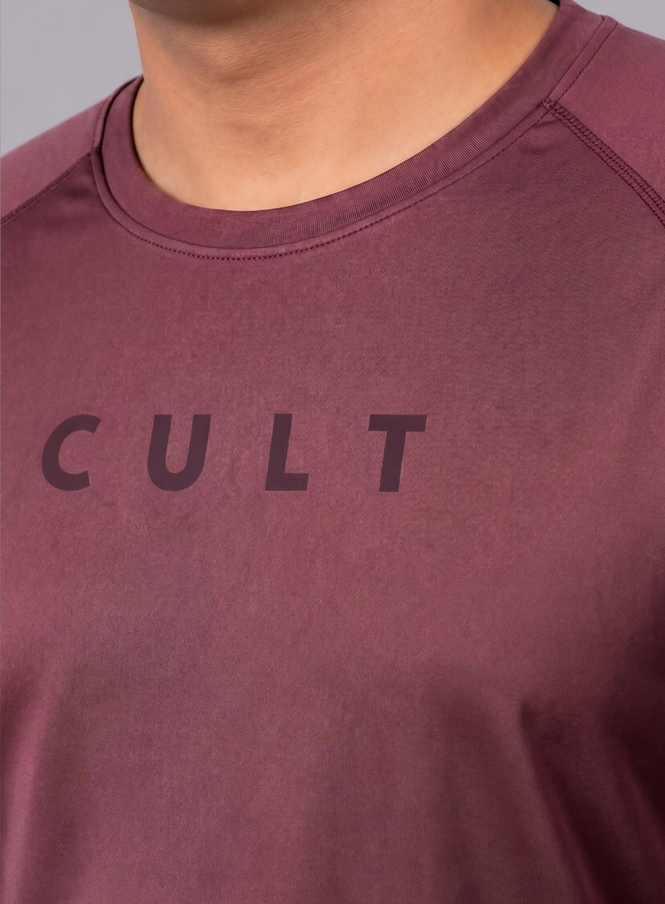 Men's Maroon Plus Size Pro Run Athlete T-shirt