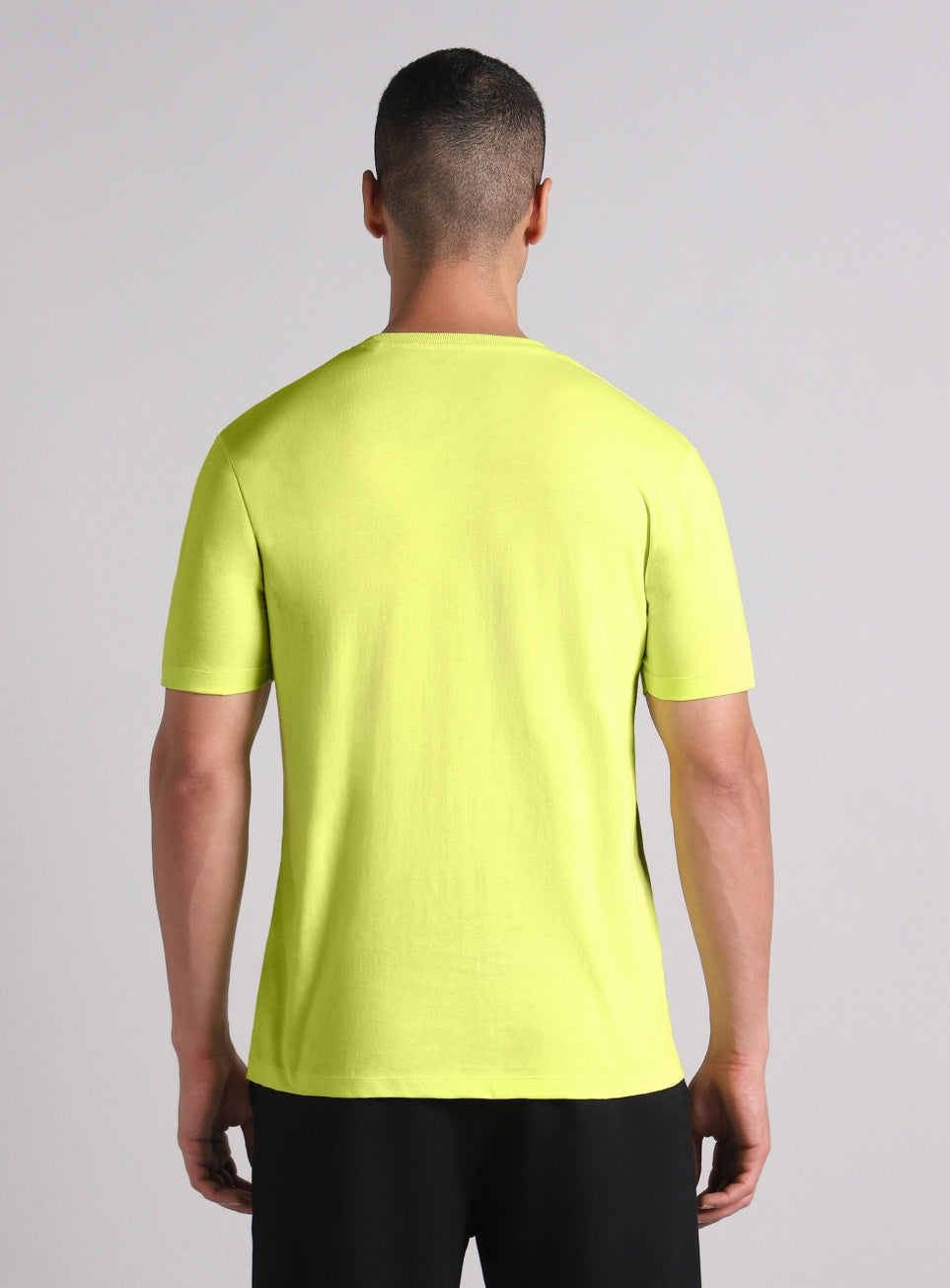 Men's Lime V-Man Cult Graphic T-shirt