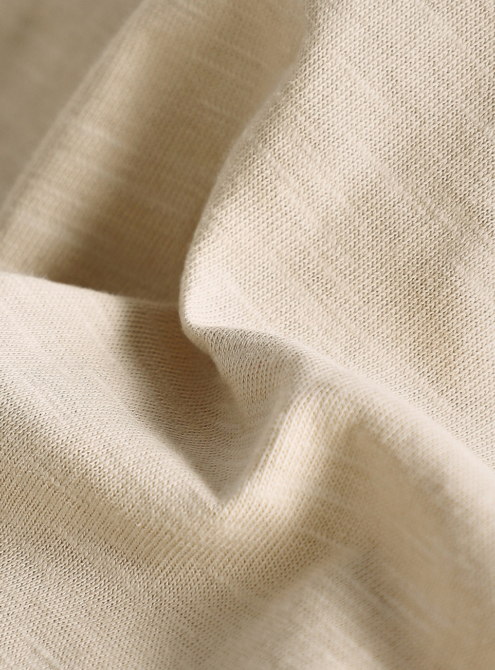 Men's Beige Logo Mania Back Print Tshirt