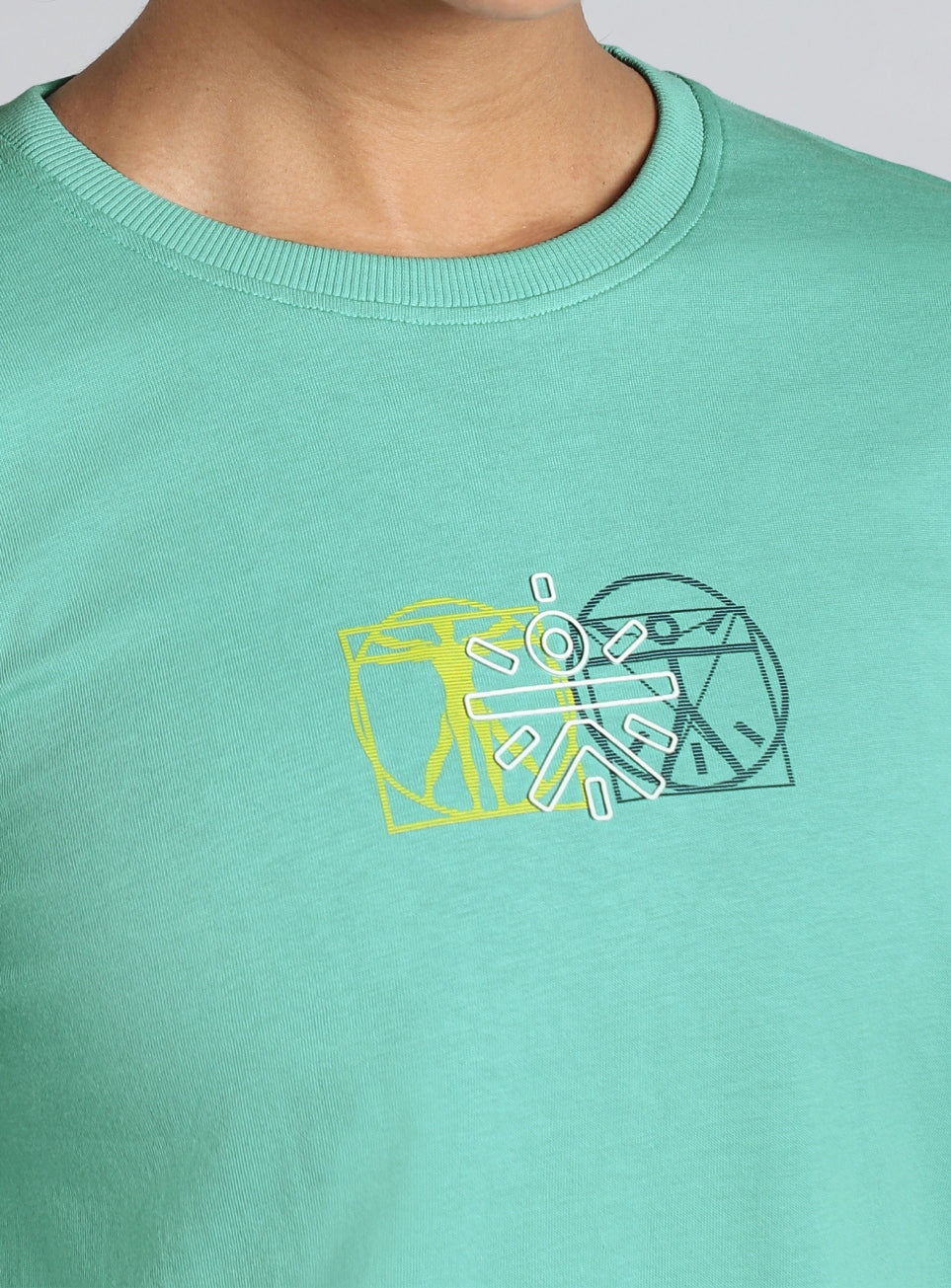 Women's Green Cult Logomanaia Full Sleeve T-shirt