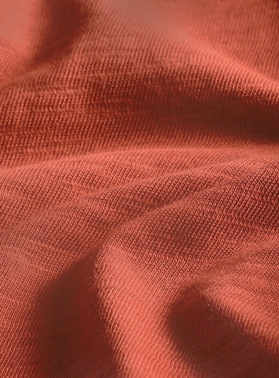 Women's Orange Side Ruching Flow T-shirt