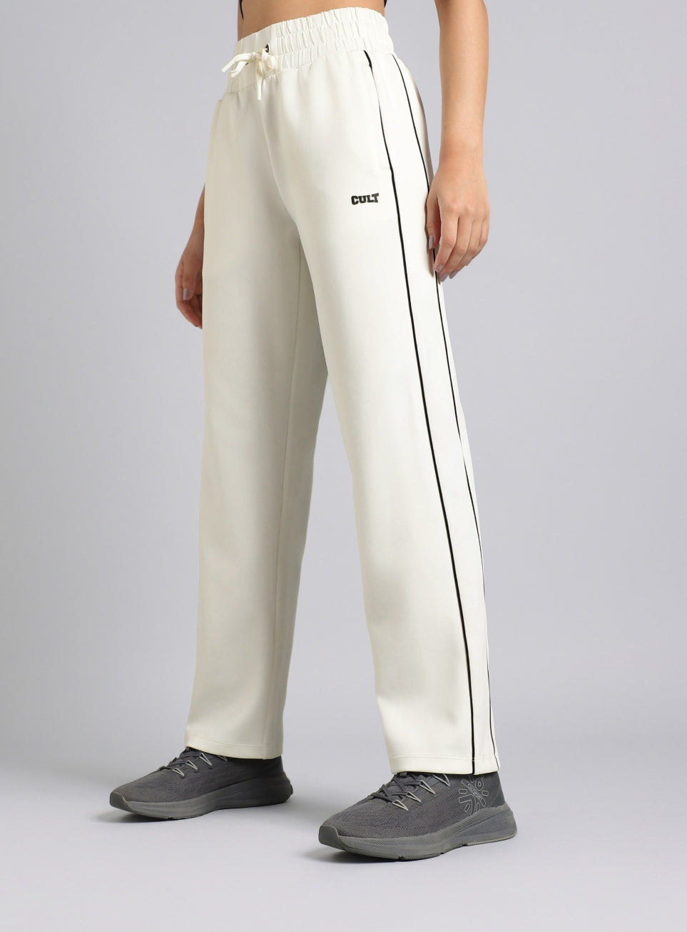 Women's White Combat Pro Training Trackpants
