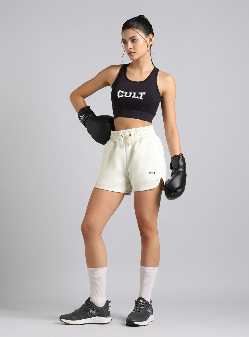 Women's White Combat Pro Training Shorts