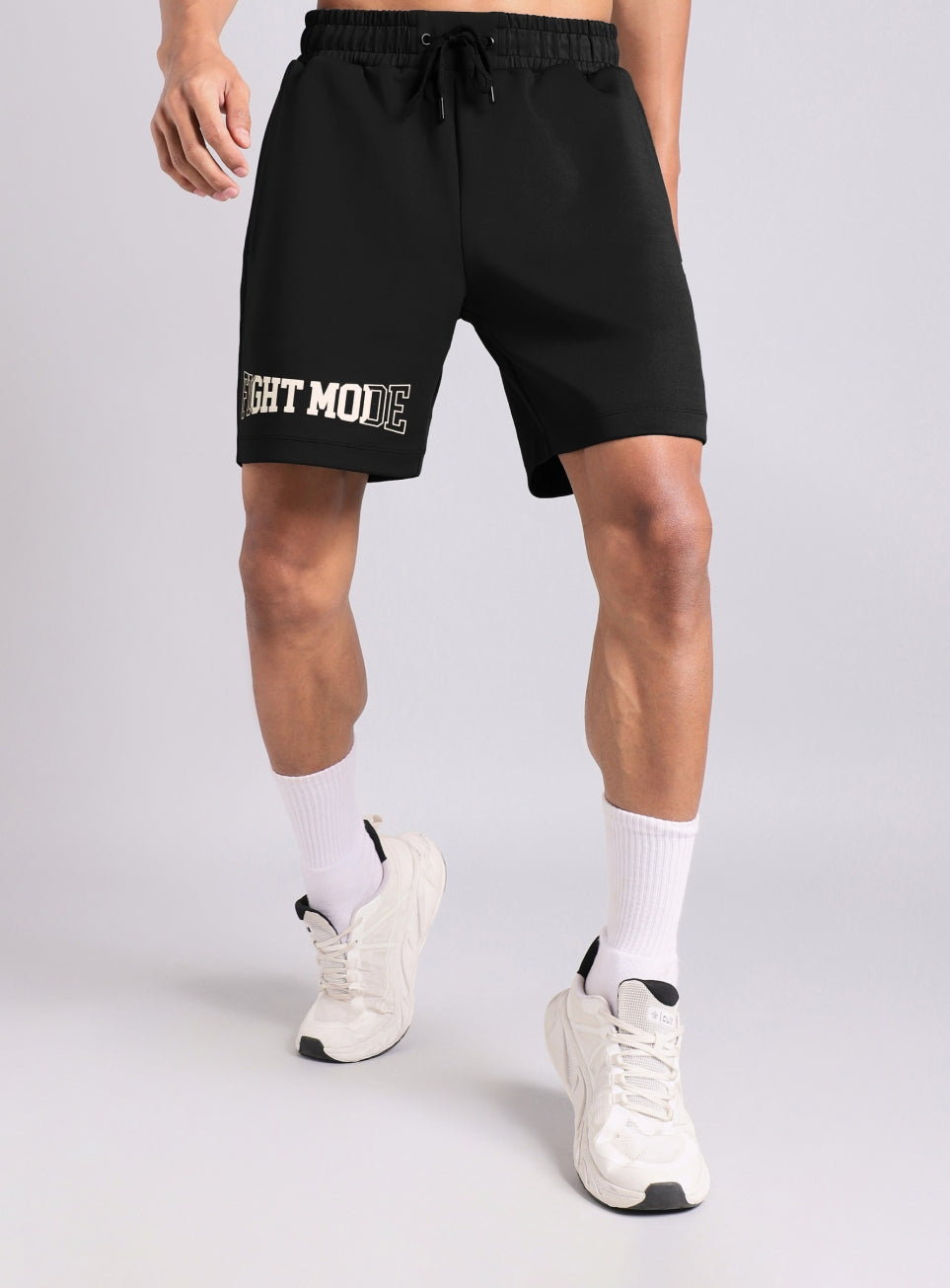 Men's Black Fight Mode Boxing Shorts