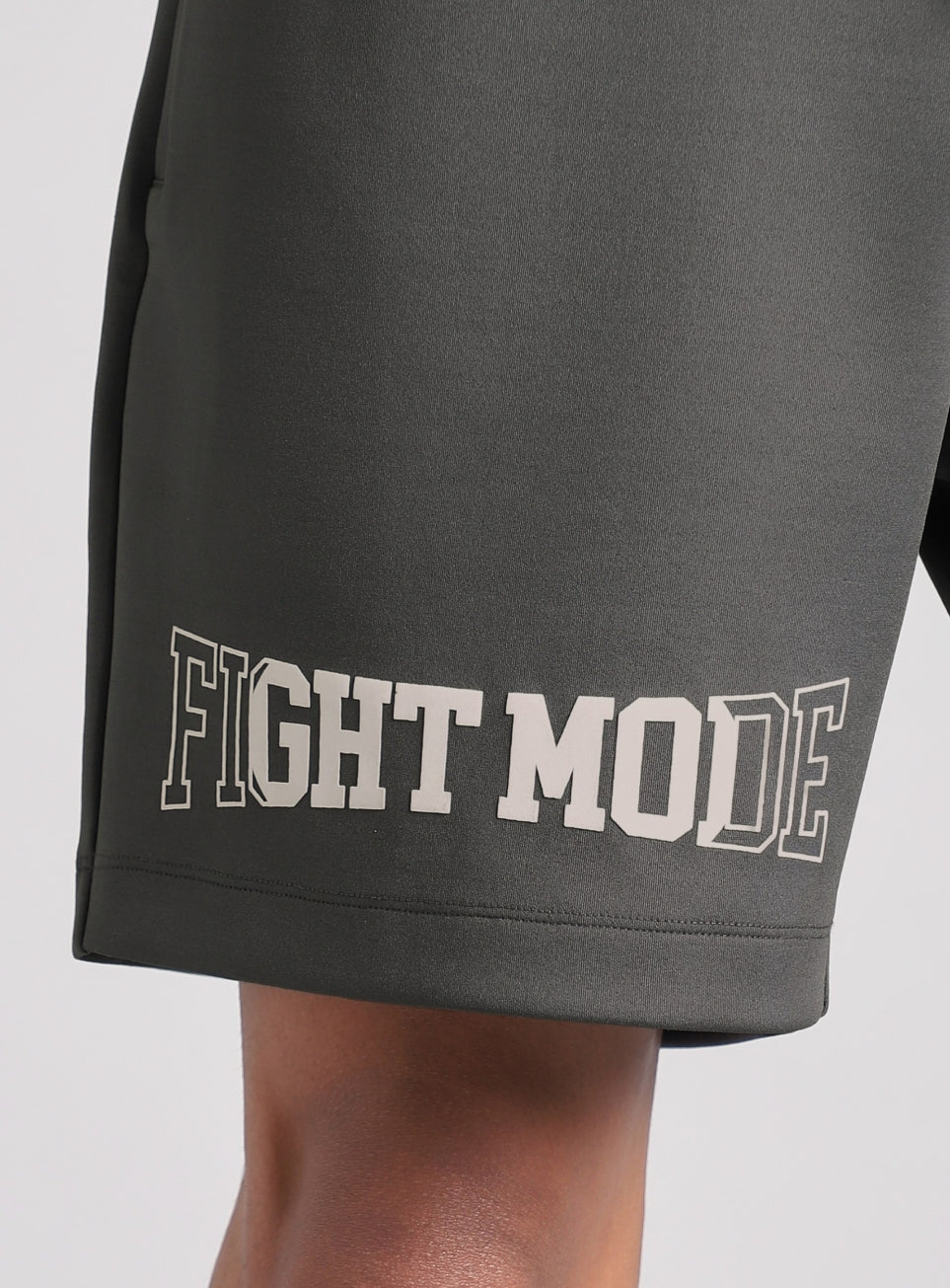Men's Dark Grey Fight Mode Boxing Shorts