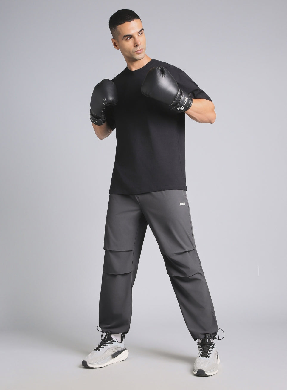 Men's True Dark Grey Training Combat Trackpants