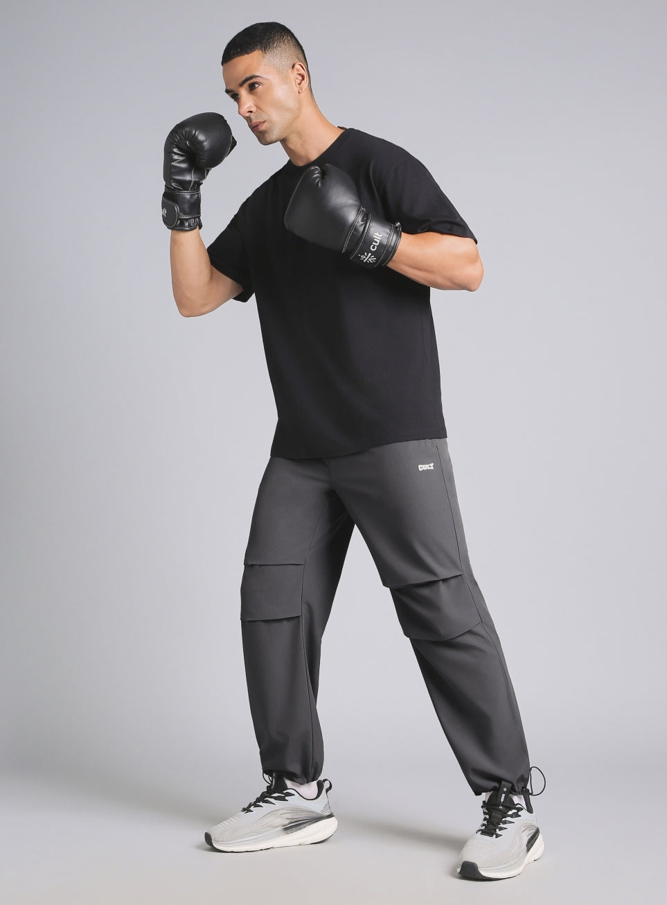 Men's True Dark Grey Training Combat Trackpants
