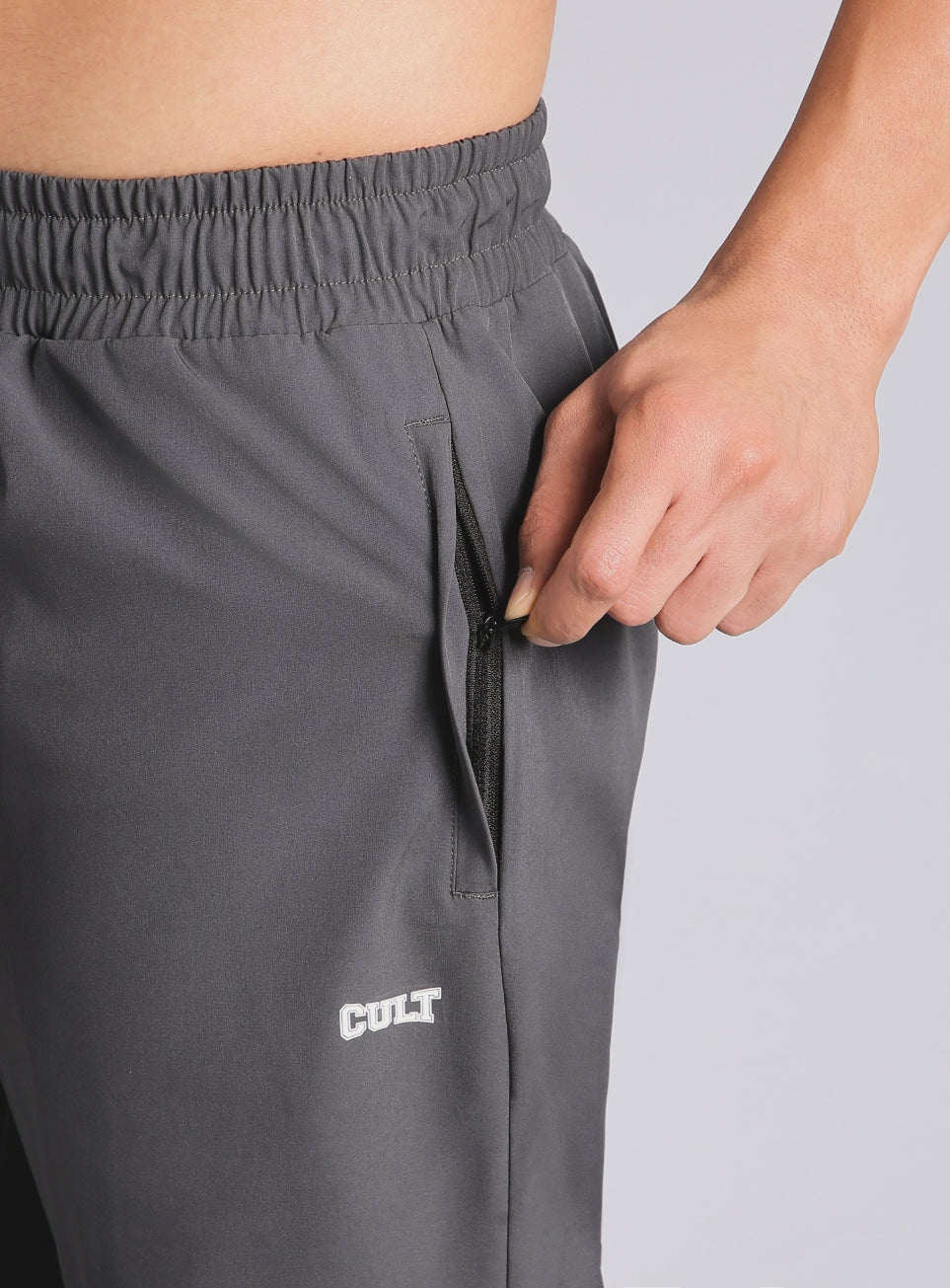 Men's True Dark Grey Training Combat Trackpants