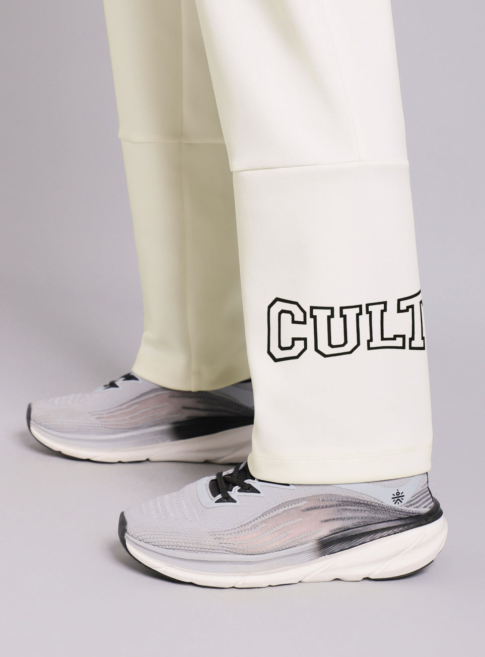Men's White Cult Fight Club Straight Fit Trackpants