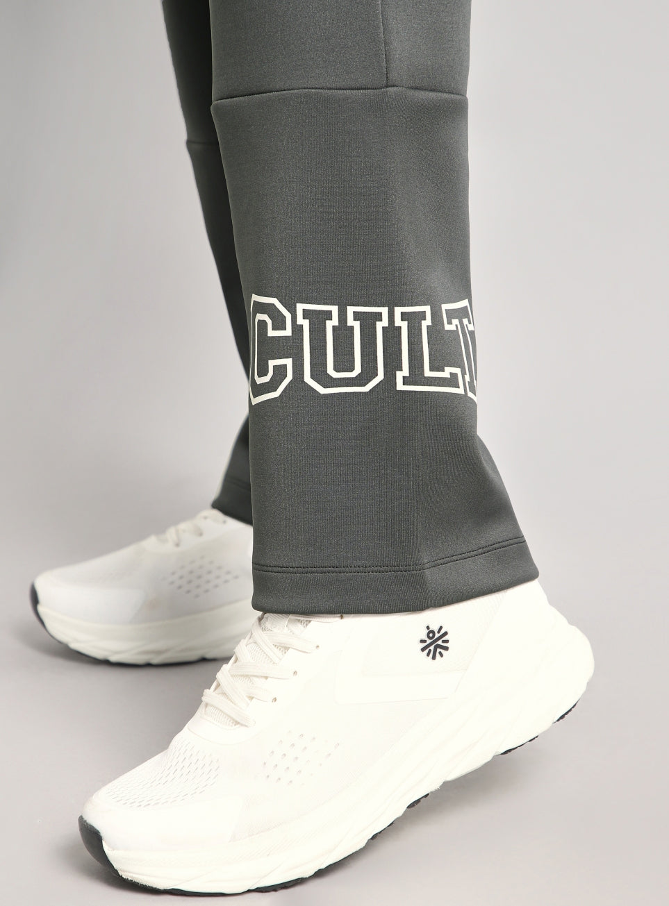 Men's Dark Grey Cult Fight Club Straight Fit Trackpants