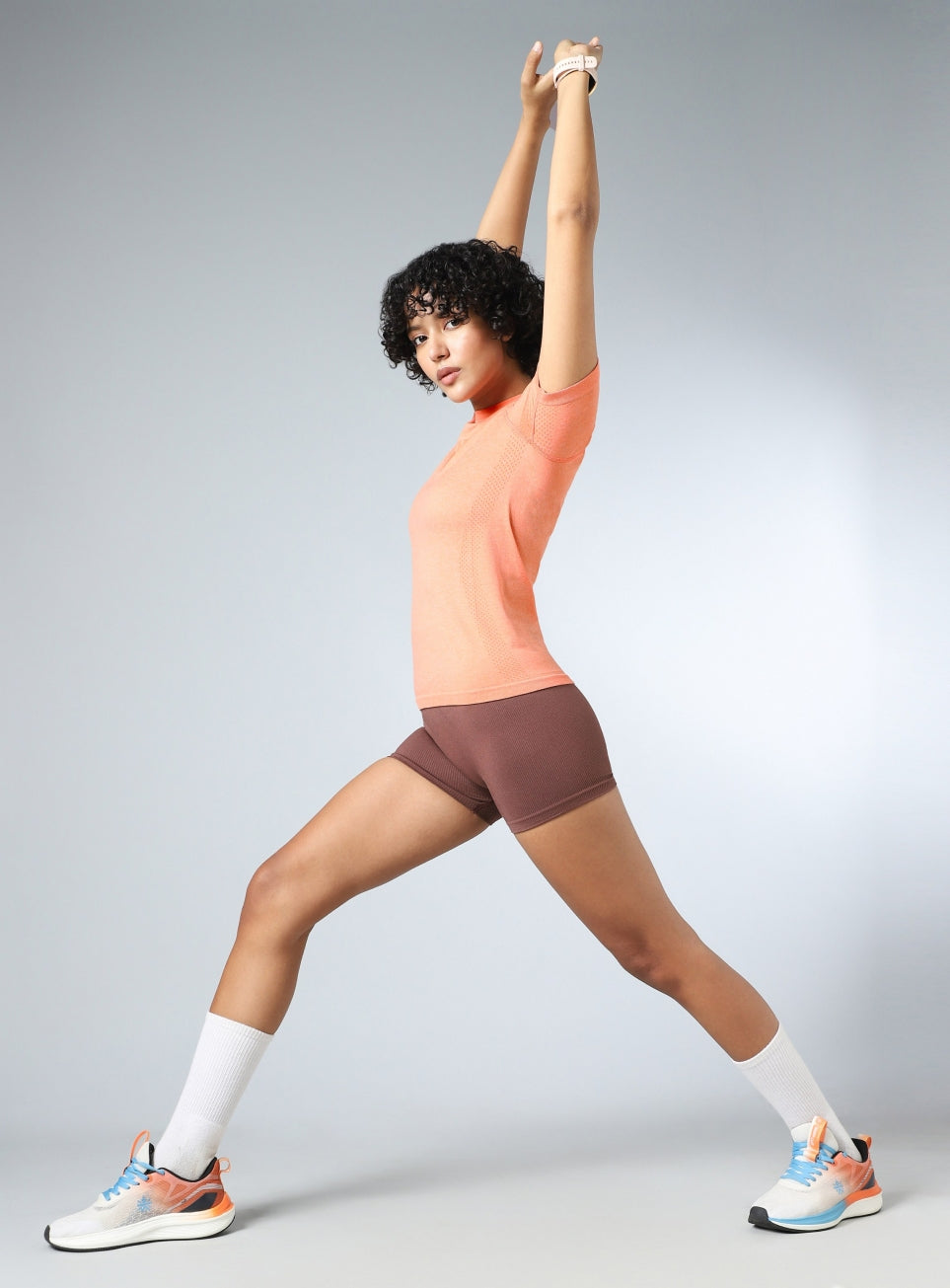 Women's Peach Contour Seamless T-shirt
