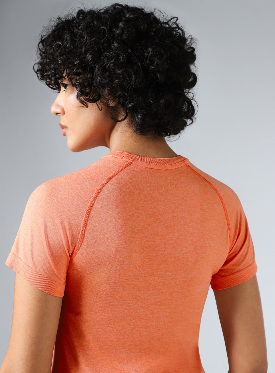 Women's Peach Contour Seamless T-shirt