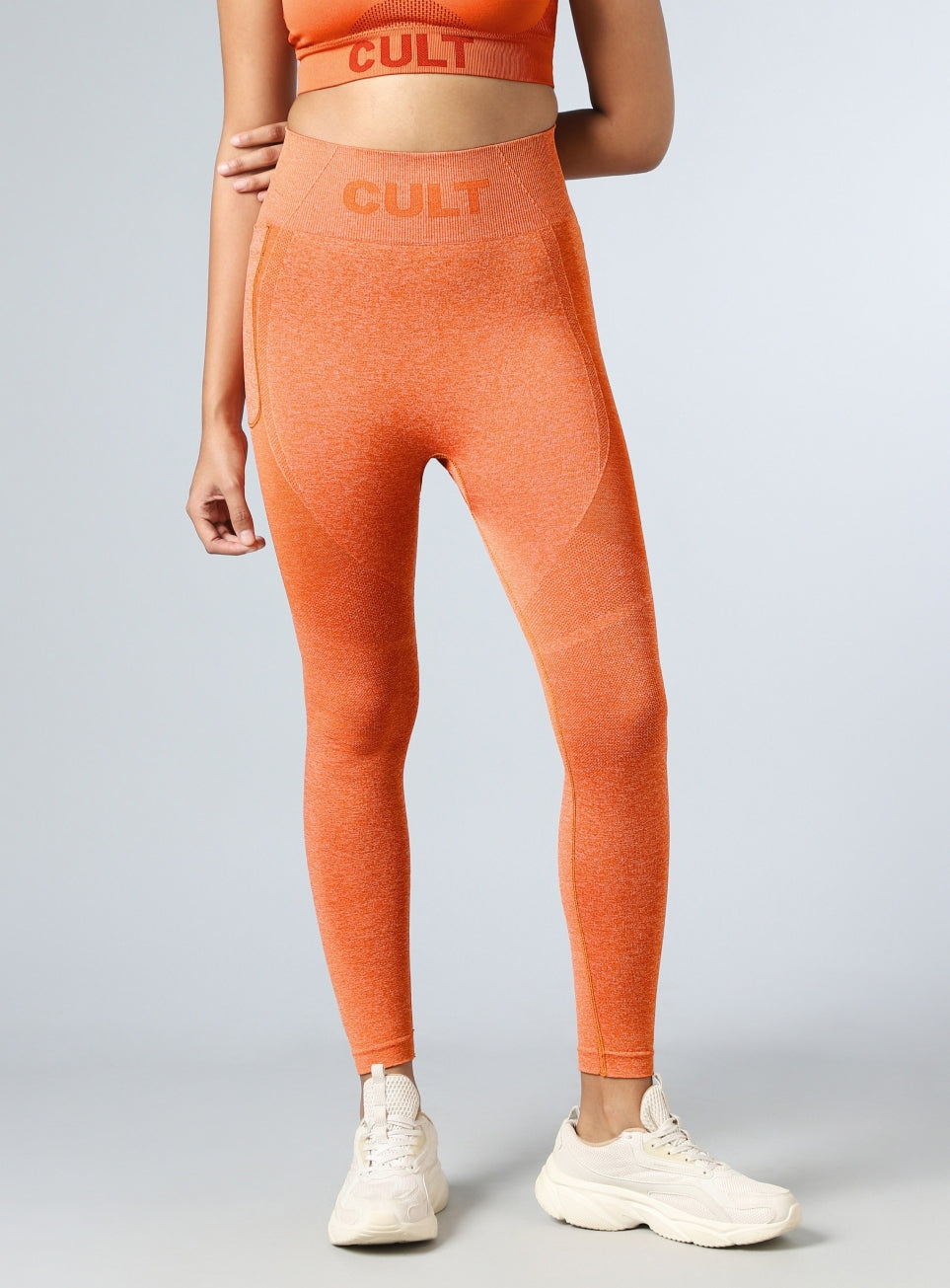 Women's Rust Contour Fit Seamless Tights