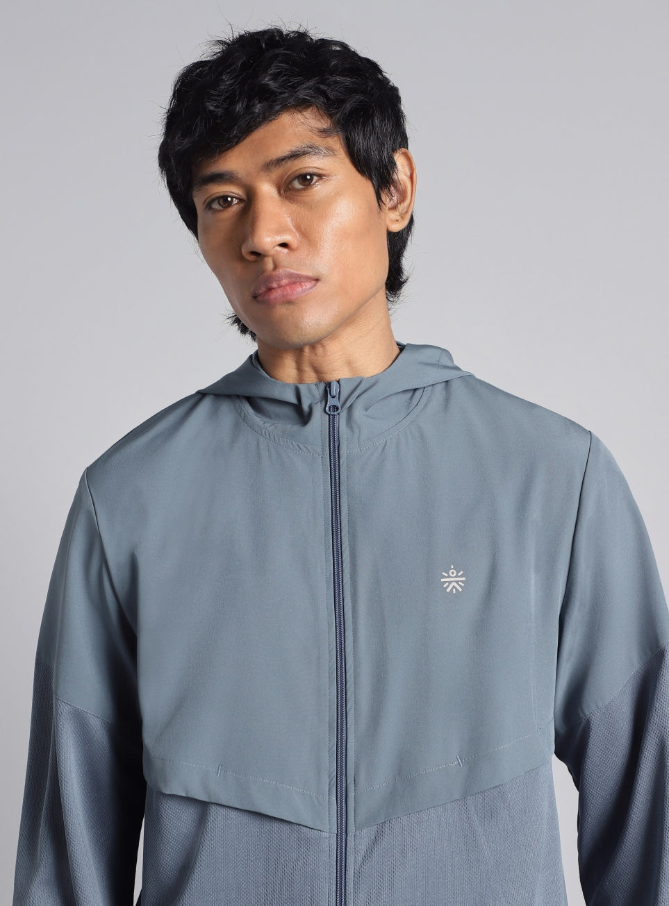 Men's Blue Speed Run Windbreaker Jacket