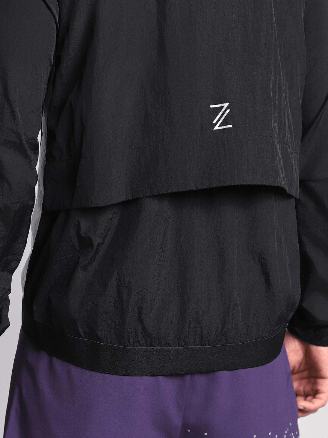 Men's Black Air Vents Running Jacket