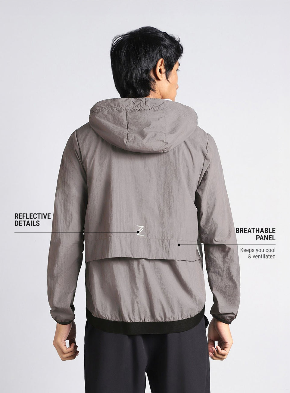 Men's Multicolor Air Vents Running Jacket