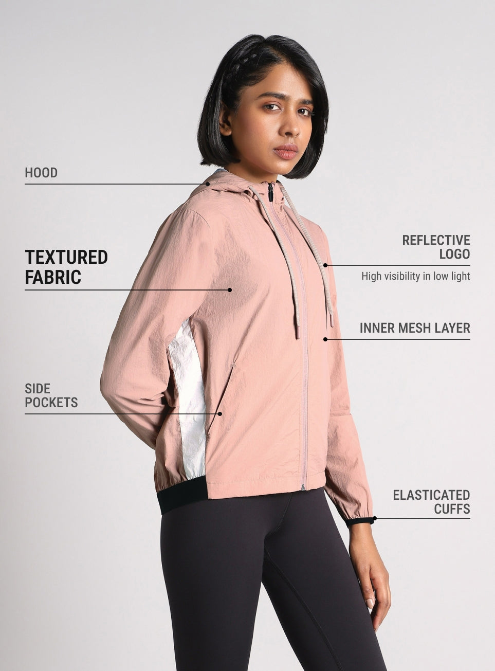 Women's Blush Runner's Essential Jacket