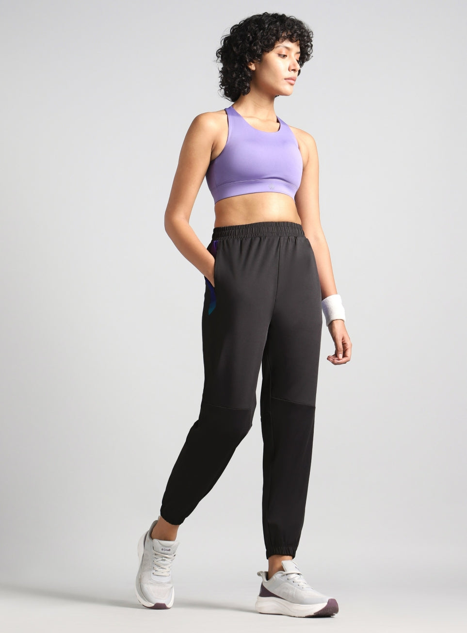 Women's Grey Halo Night Run Joggers