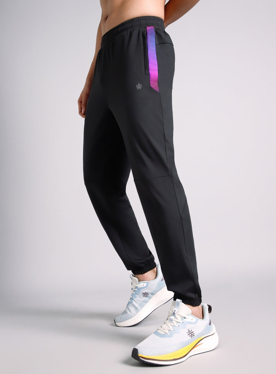 Men's Black Halo Night Run Joggers
