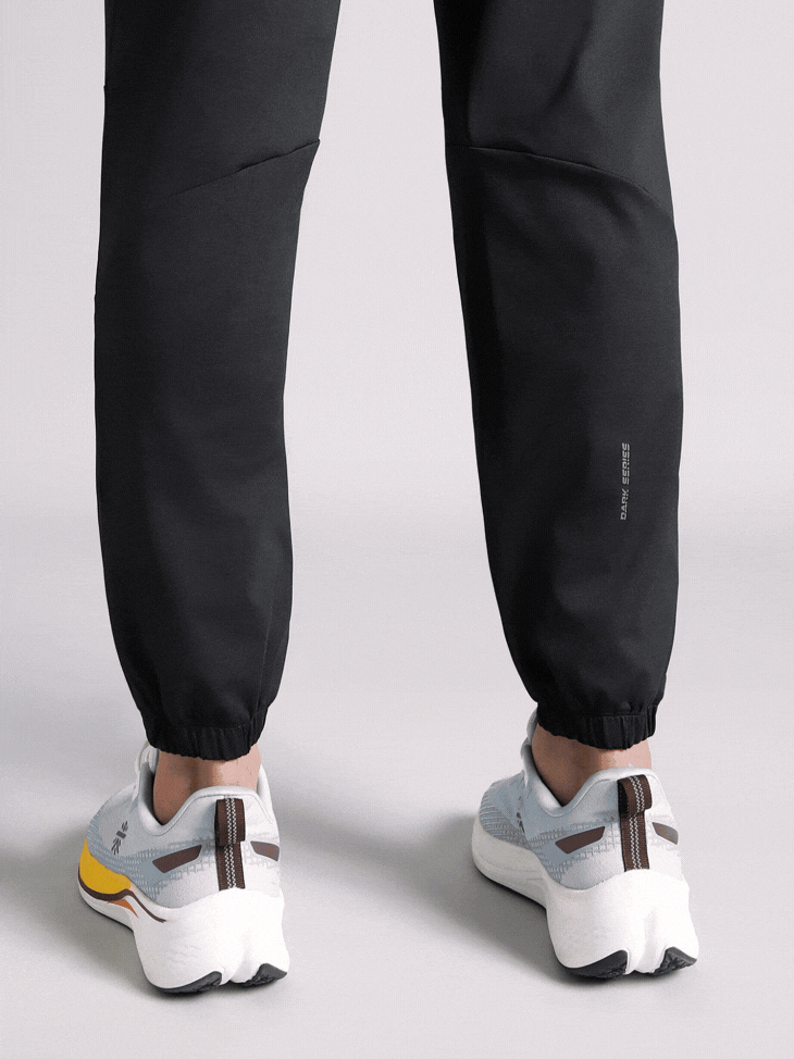 Men's Black Halo Night Run Joggers
