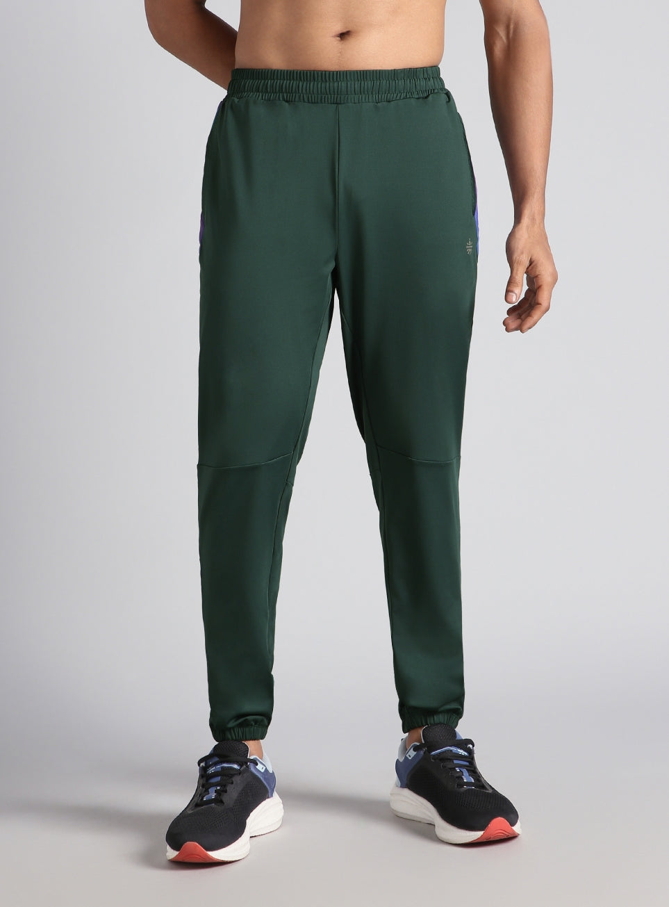 Men's Dark Green Halo Night Run Joggers