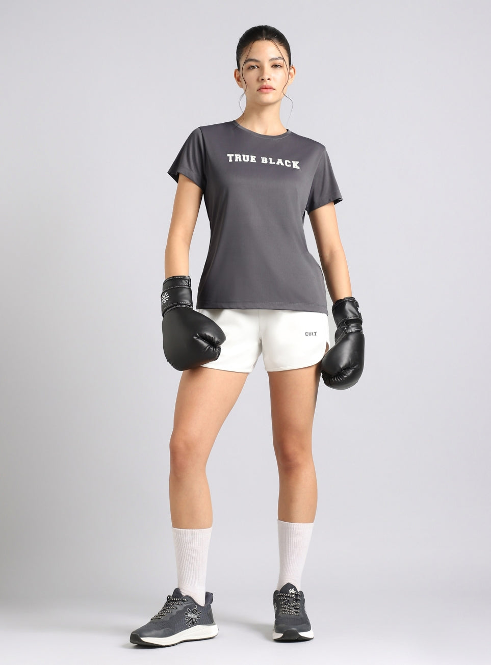 Women's Grey Combat Pro Training T-Shirt