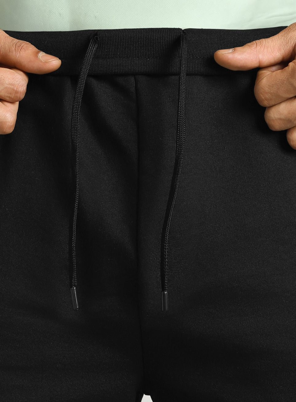 Men's Black Edge Line Training Plus Size Shorts