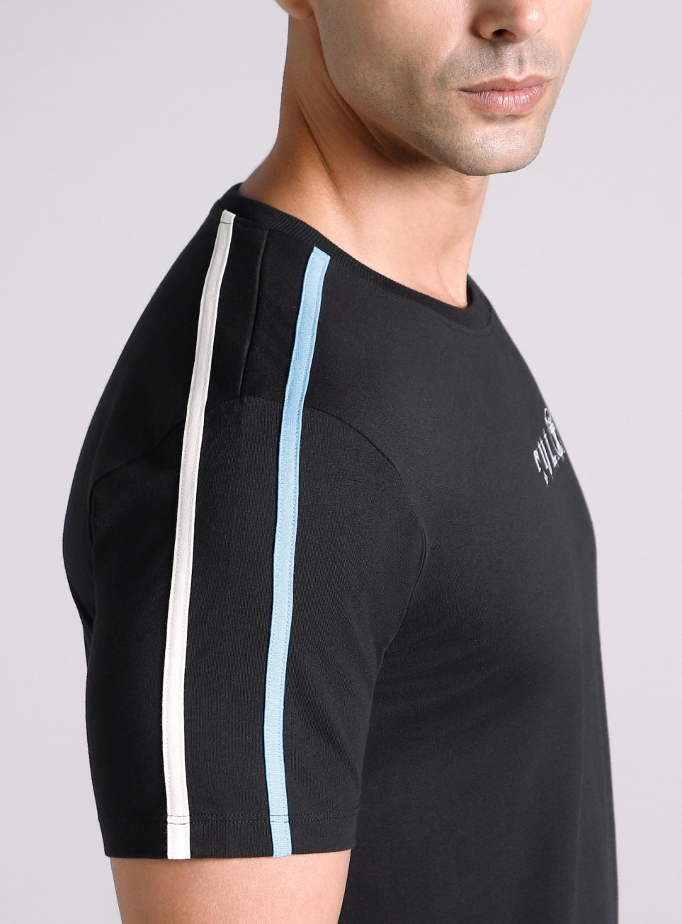 Men's Black Contrast Playday T-shirt