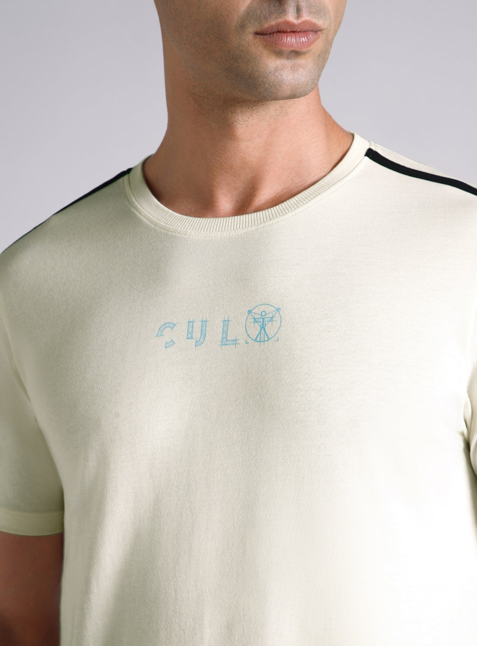Men's White Contrast Playday T-shirt