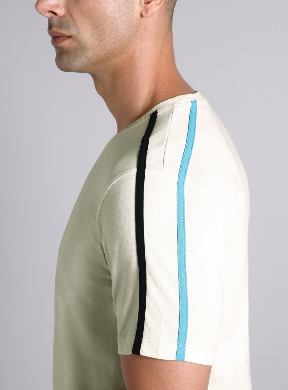 Men's White Contrast Playday T-shirt