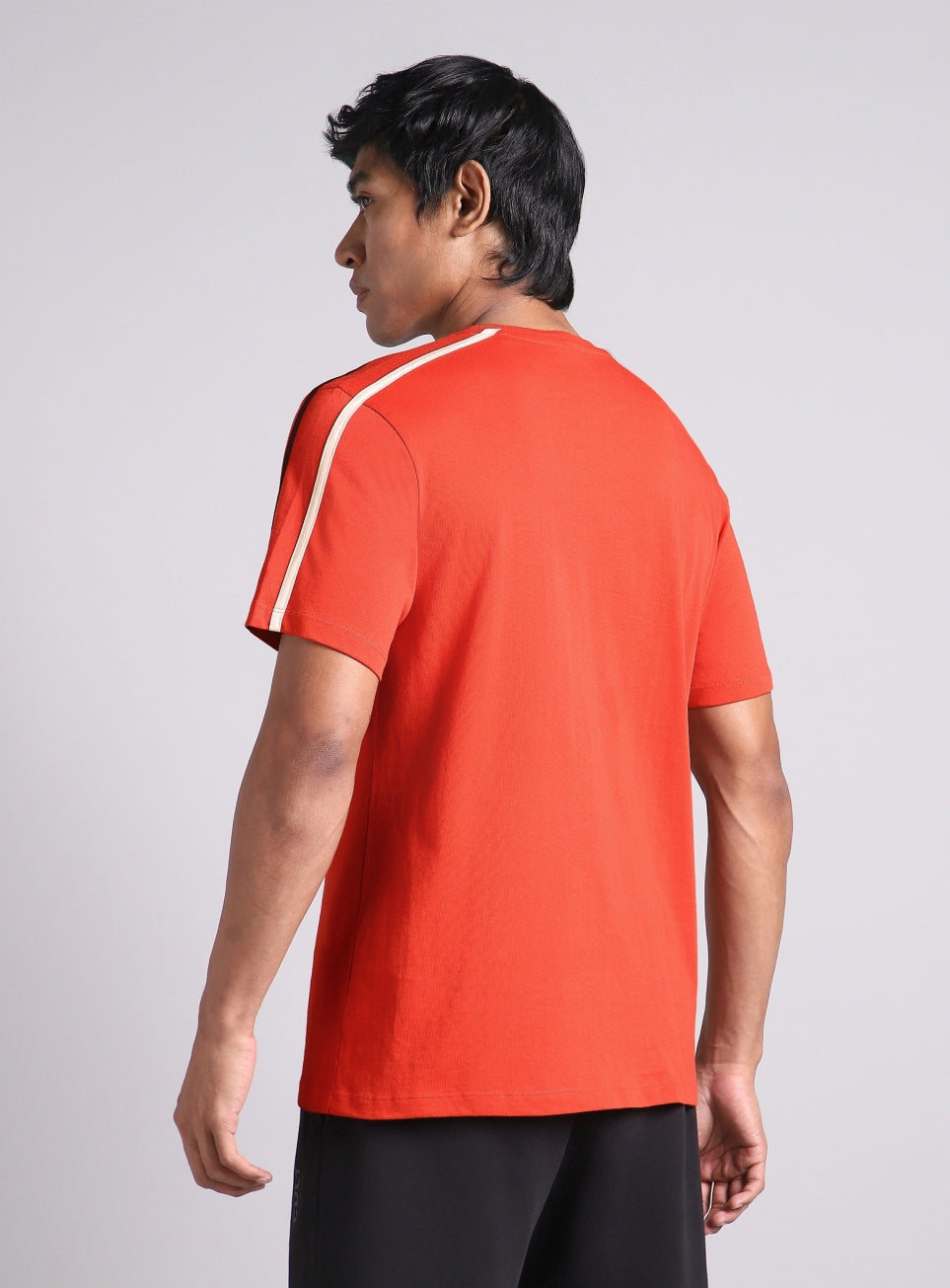 Men's Orange Contrast Playday T-shirt