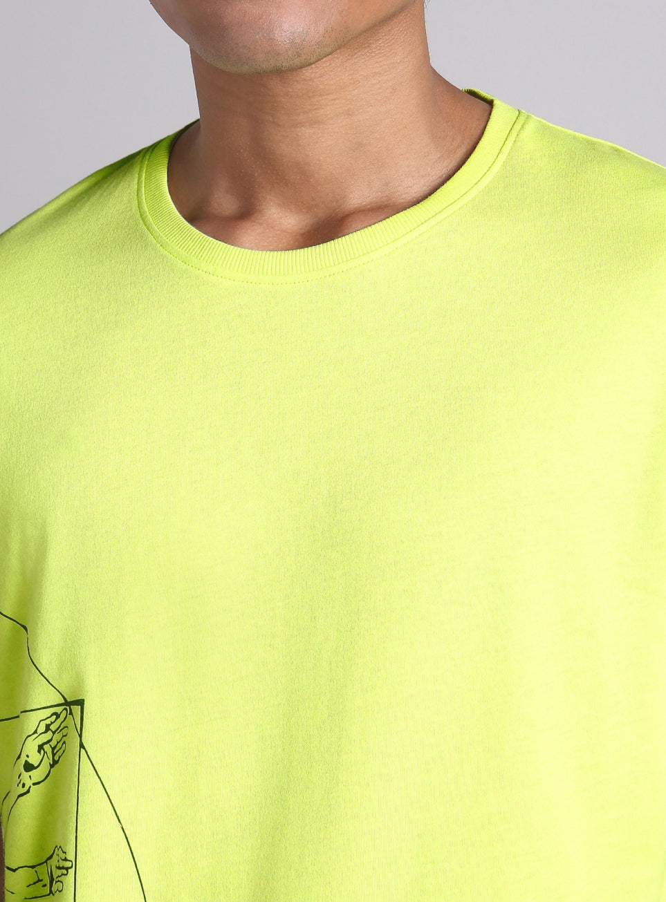 Men's Lime Signature V-Man T-shirt