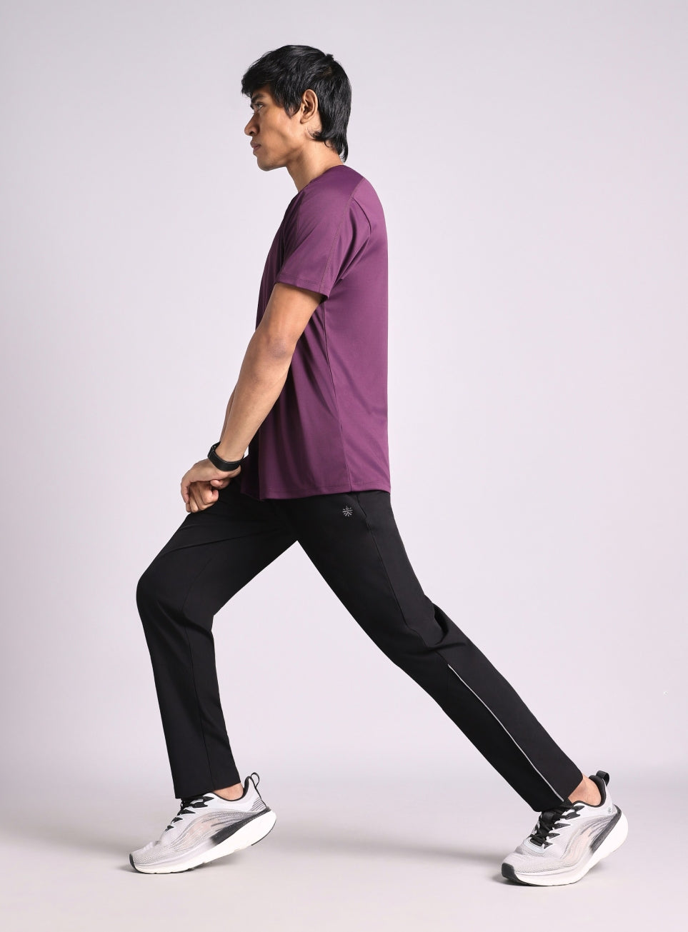 Men's Black Speed Run Trackpants