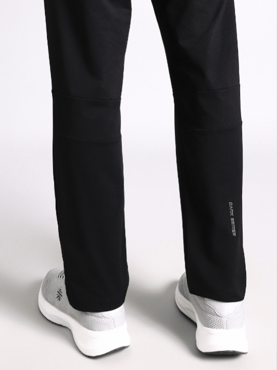 Men's Black Dark Series Running Trackpants