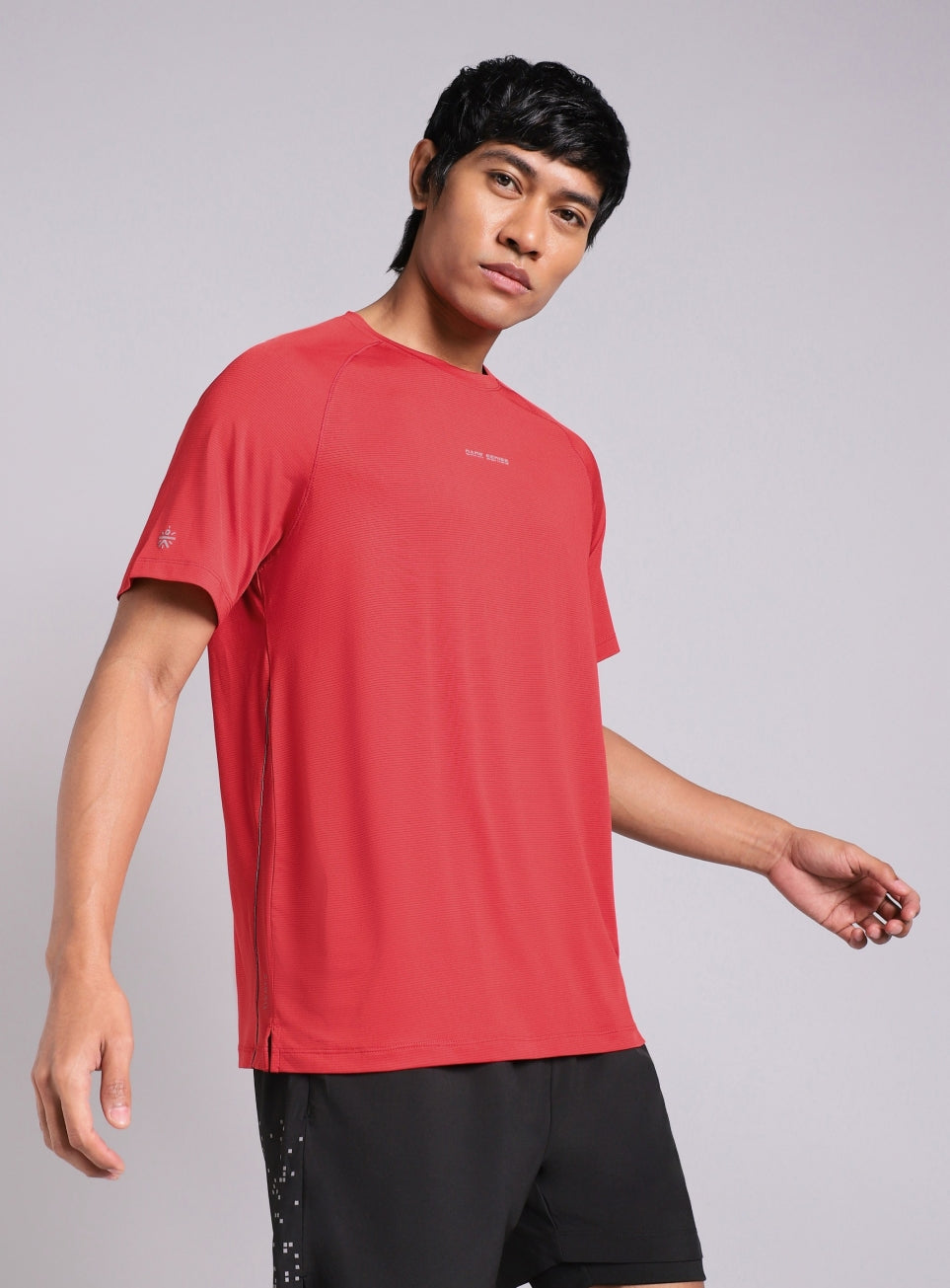 Men's Red Dark Series Speed Run T-shirt