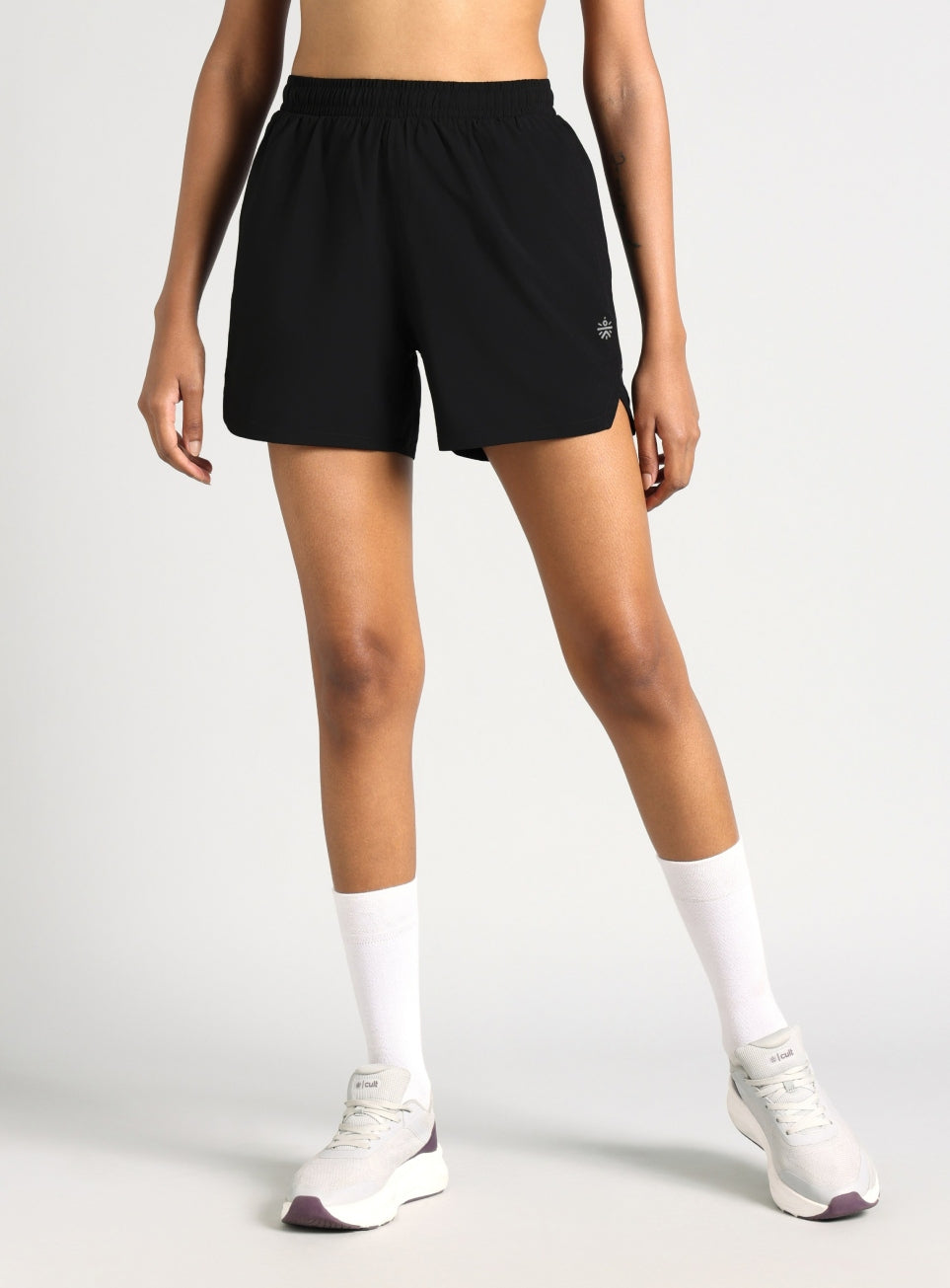 Women's Black After Dark Running Shorts