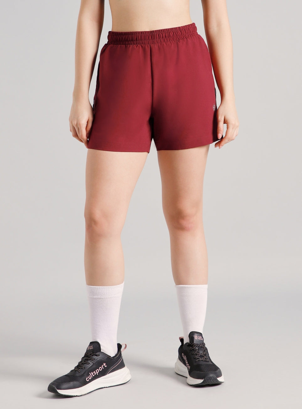 Women's Maroon Moonlight Runner's Shorts