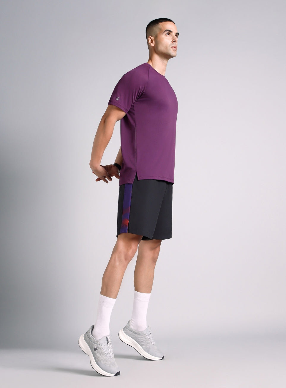 Men's Black Halo Night Run Shorts
