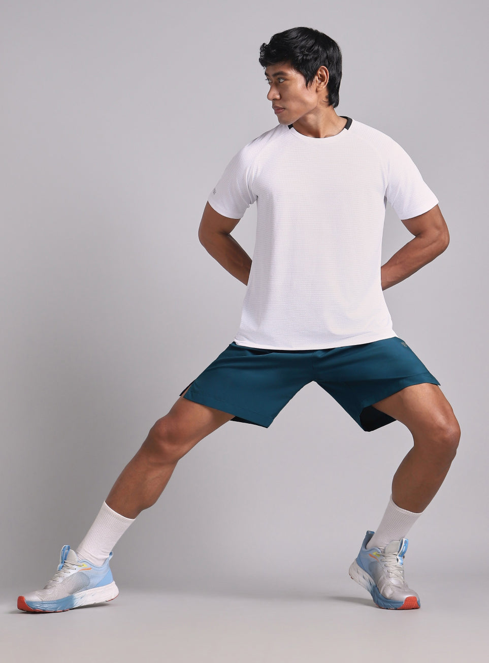 Men's Teal Halo Night Run Shorts