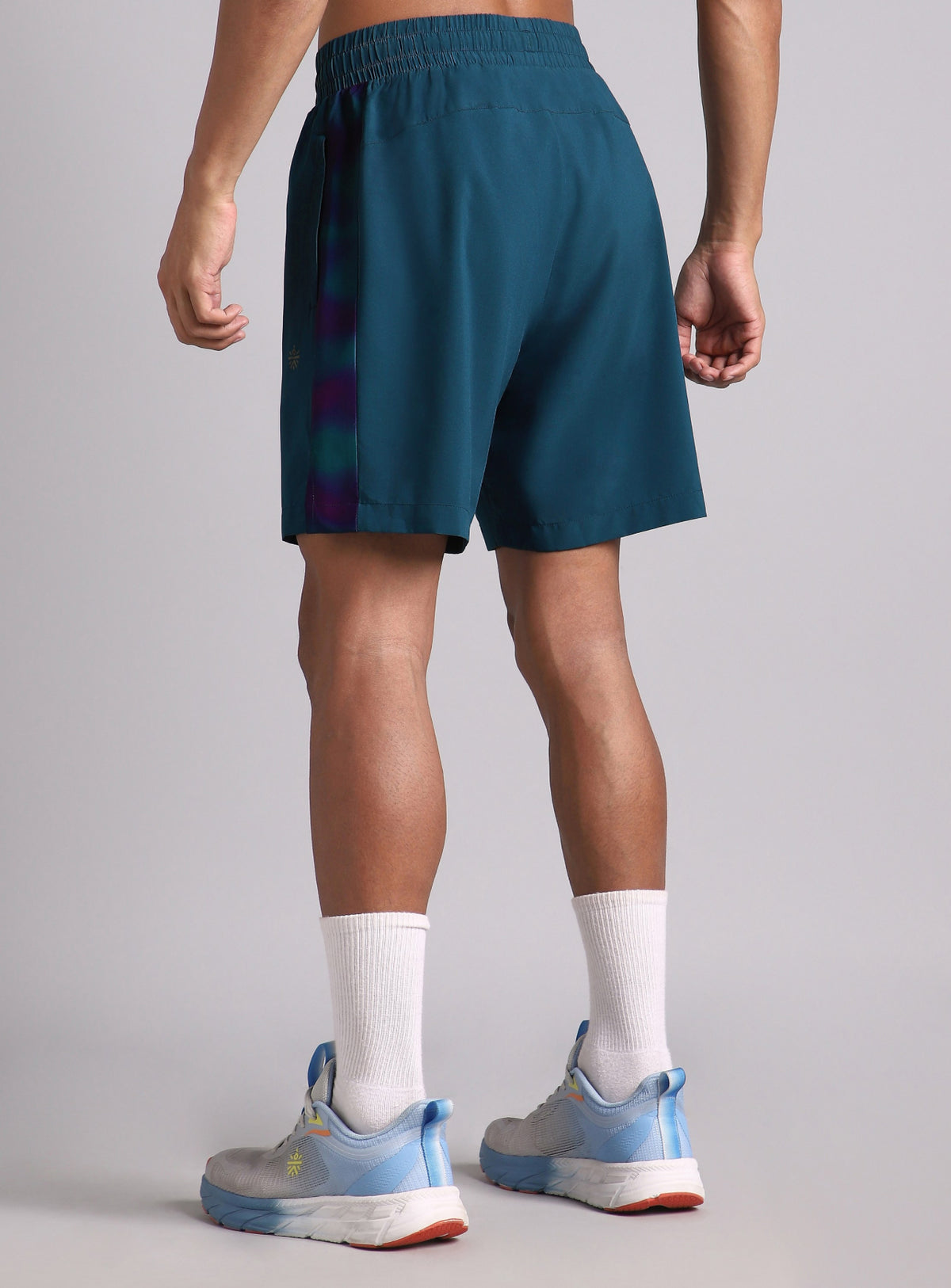 Men's Teal Halo Night Run Shorts