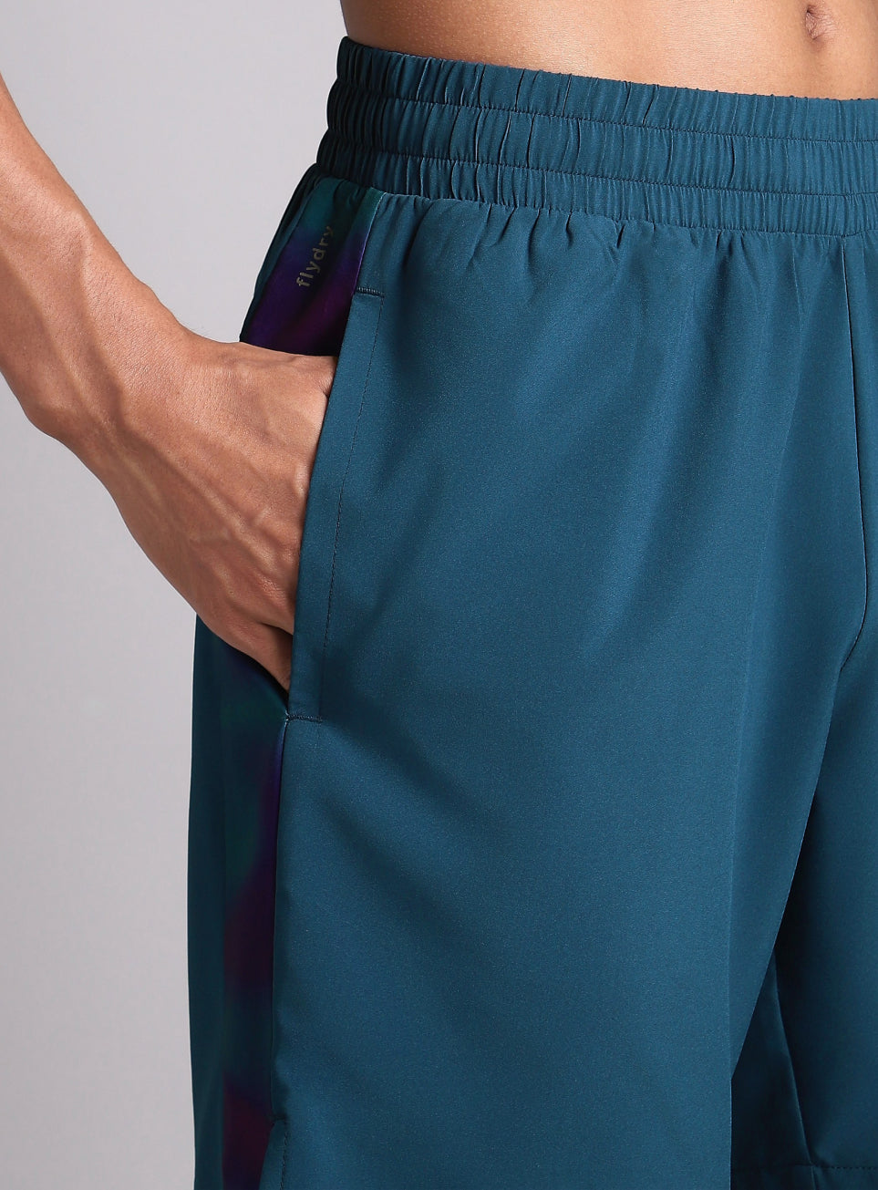 Men's Teal Halo Night Run Shorts