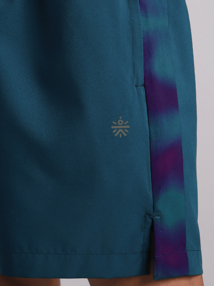 Men's Teal Halo Night Run Shorts