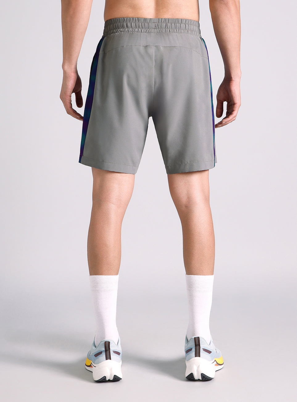 Men's Grey Halo Night Run Shorts