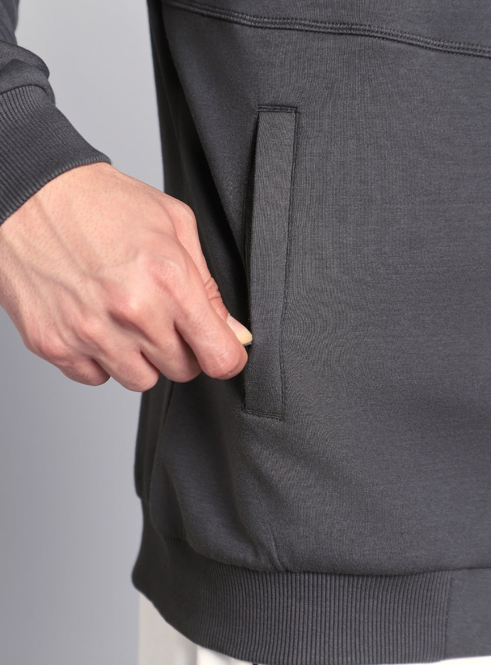 Men's Grey Combat Training Bomber Jacket