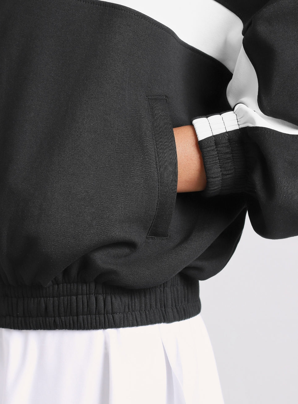 Women's Black Train Combat Boxy Fit Jacket