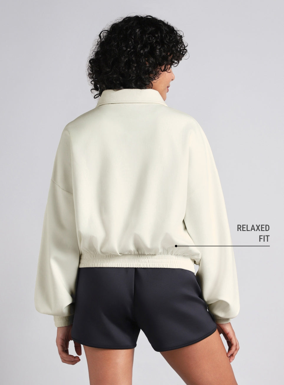 Women's White Train Combat Boxy Fit Jacket