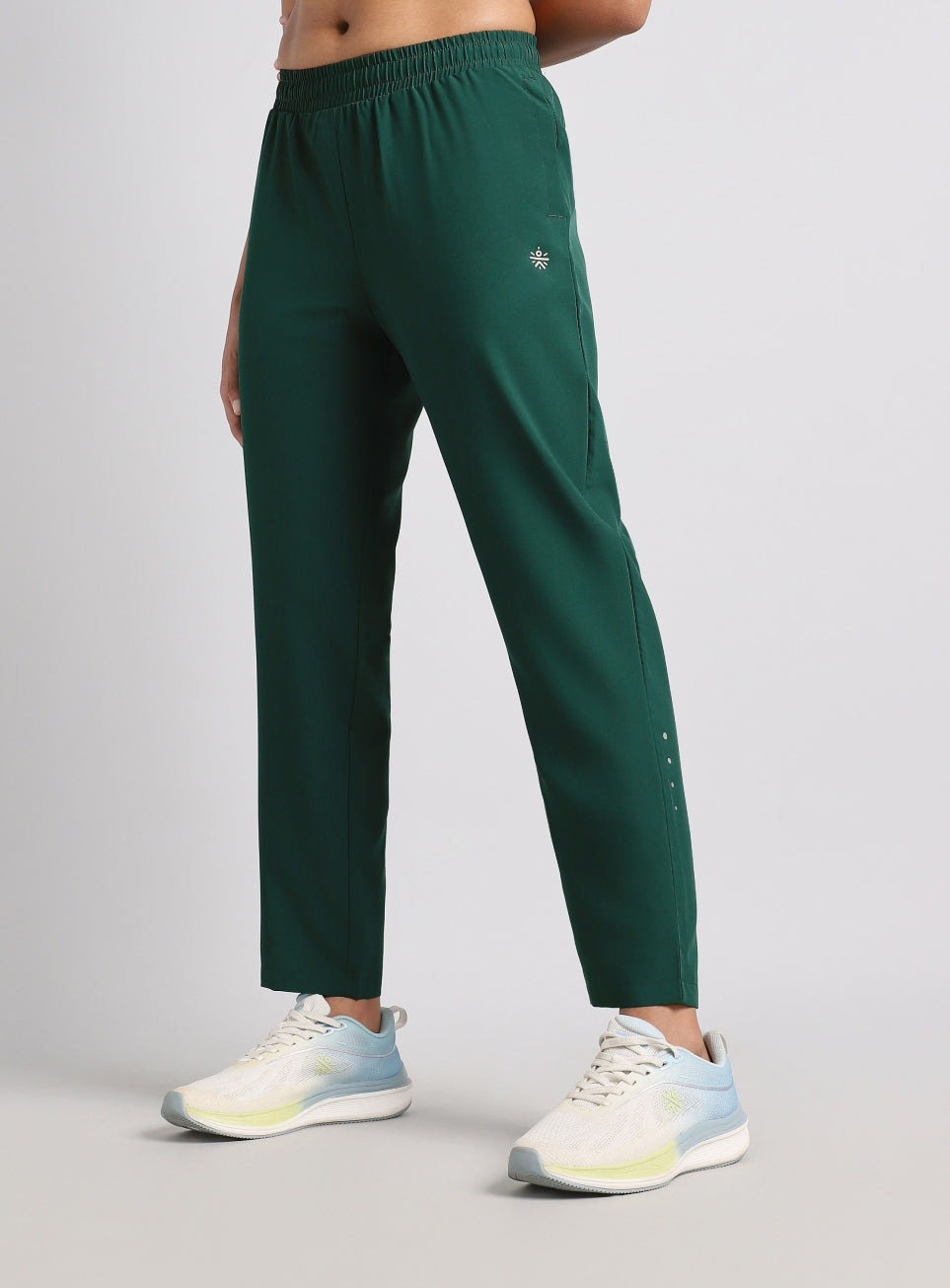 Women's Dark Green After Dark Running Trackpants